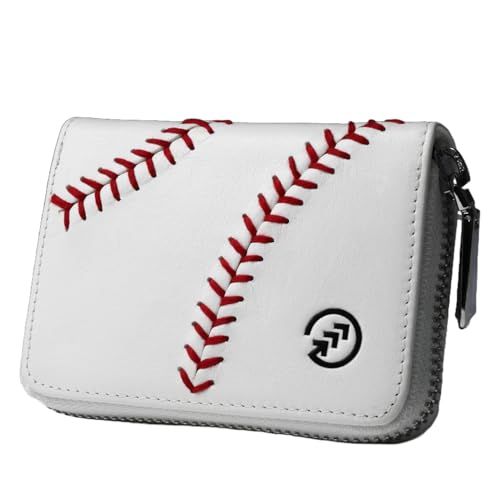 [rebolld] 野球ボール革財布 カードウォレット ホワイト ハンドステッチ リボルド 野球モチーフ 革財布送料無料 2fb47e32