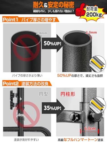 懸垂マシン 【7in1多機能・改良バー・耐荷重200kg】 チンニング