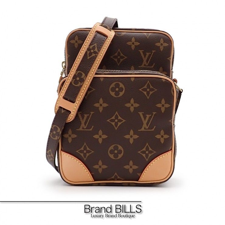 未使用品 LOUIS VUITTON ルイ ヴィトン アマゾン ショルダーバッグ M45236 モノグラム ブラウン ゴールド金具 肩掛け 斜め掛け レディース