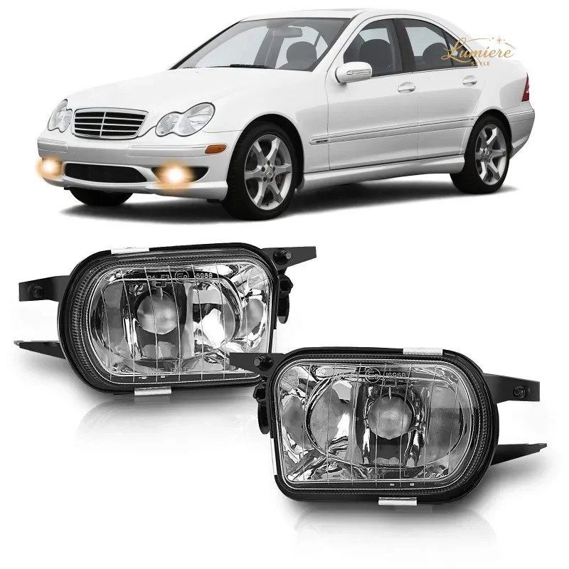 メルセデスベンツ W203 W215 W209 R170 R230 CLK320 C230 2038201156 2038201256 バンパーフォグランプ ドライビングフォグランプ（バルブ