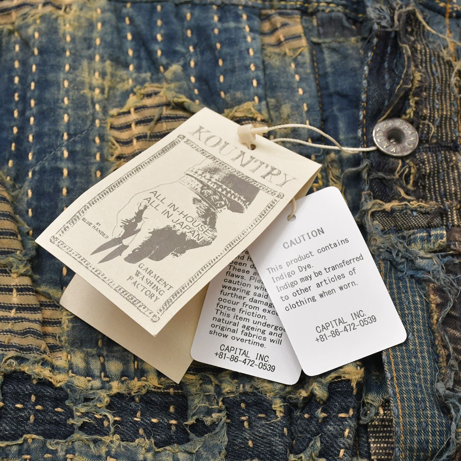新品未使用品 KAPITAL キャピタル BORO SPRING 1ST JKT EK-1549LJB