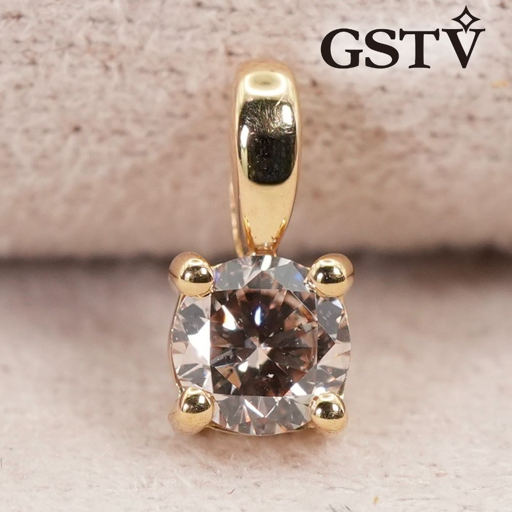 GSTV K18 ダイヤ 0.23ct ネックレス トップ /26-0755