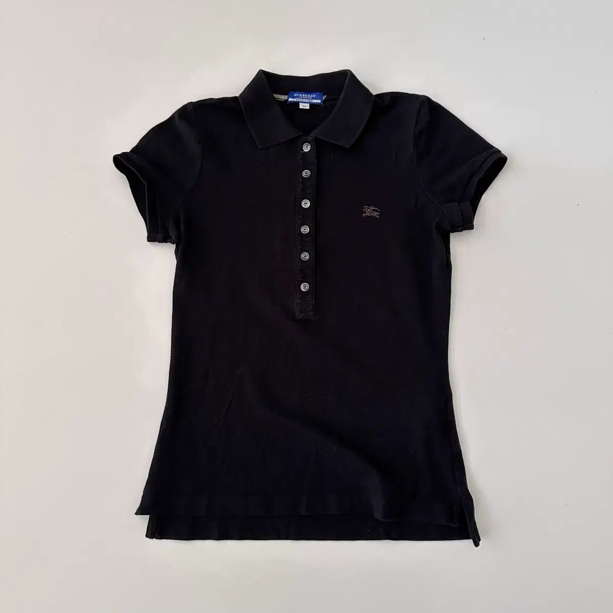 バーバリー ブルーレーベル burberry ロゴ 半袖 カラ Tシャツ