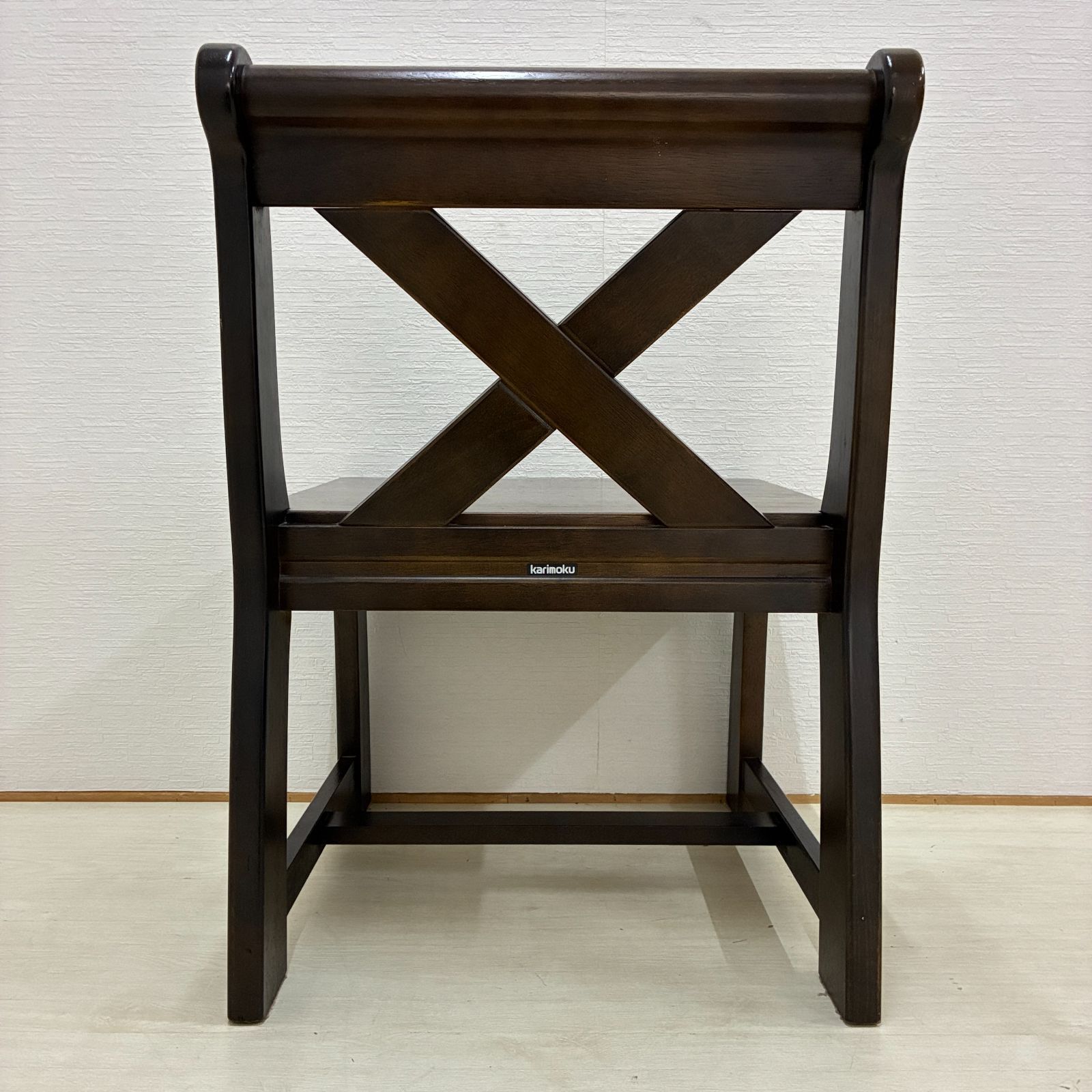 カリモク】RUSTIC ルスティック ベンチ ダイニングチェア 椅子 レトロ