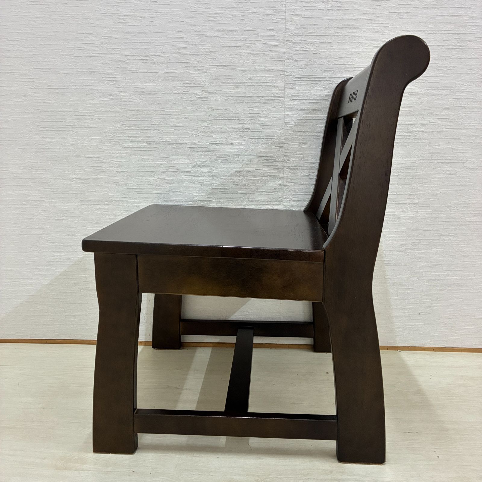 カリモク】RUSTIC ルスティック ベンチ ダイニングチェア 椅子 レトロ