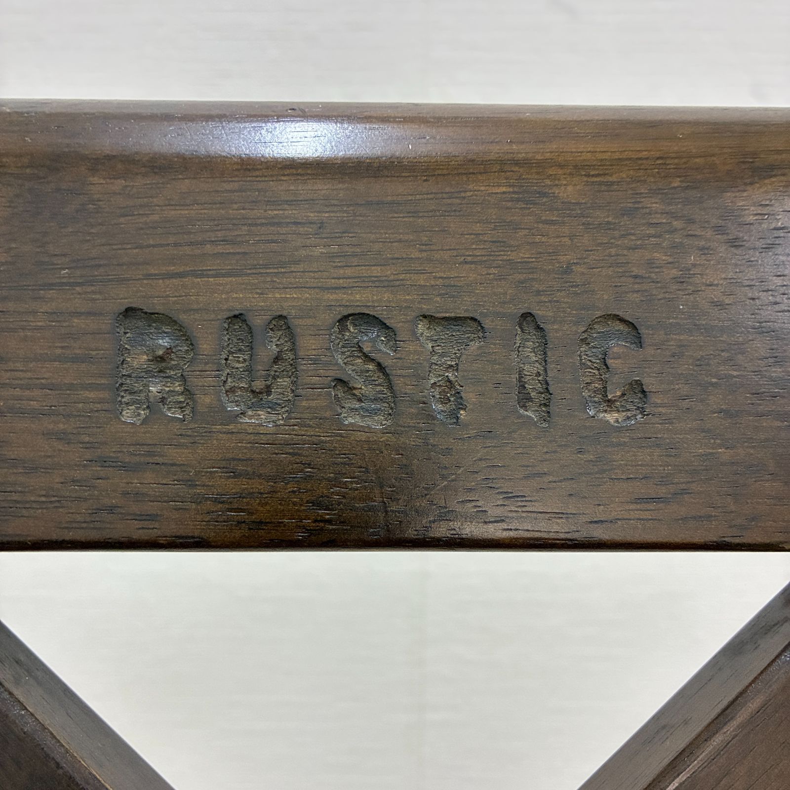 カリモク】RUSTIC ルスティック ベンチ ダイニングチェア 椅子 レトロ
