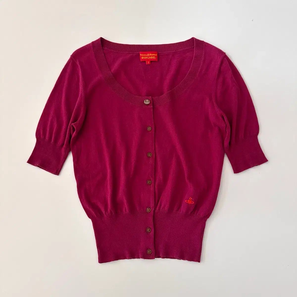 レディース Vivienne Westwood RED LABEL オーブ半袖カーディガン