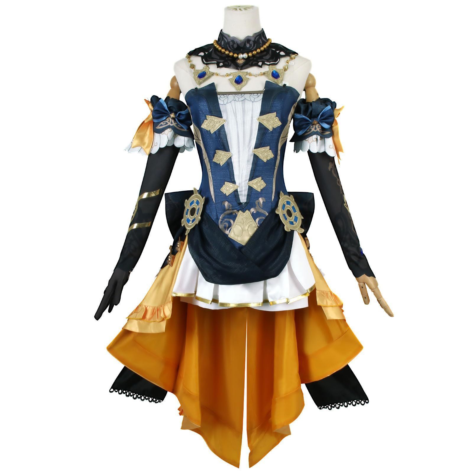 原神 ナヴィア コスプレ衣装 かつら cos cosplay コスプレ コスプレ服 コスプレ道具 cos服 cosplay服 変装 学院祭 舞台変装 漫遊