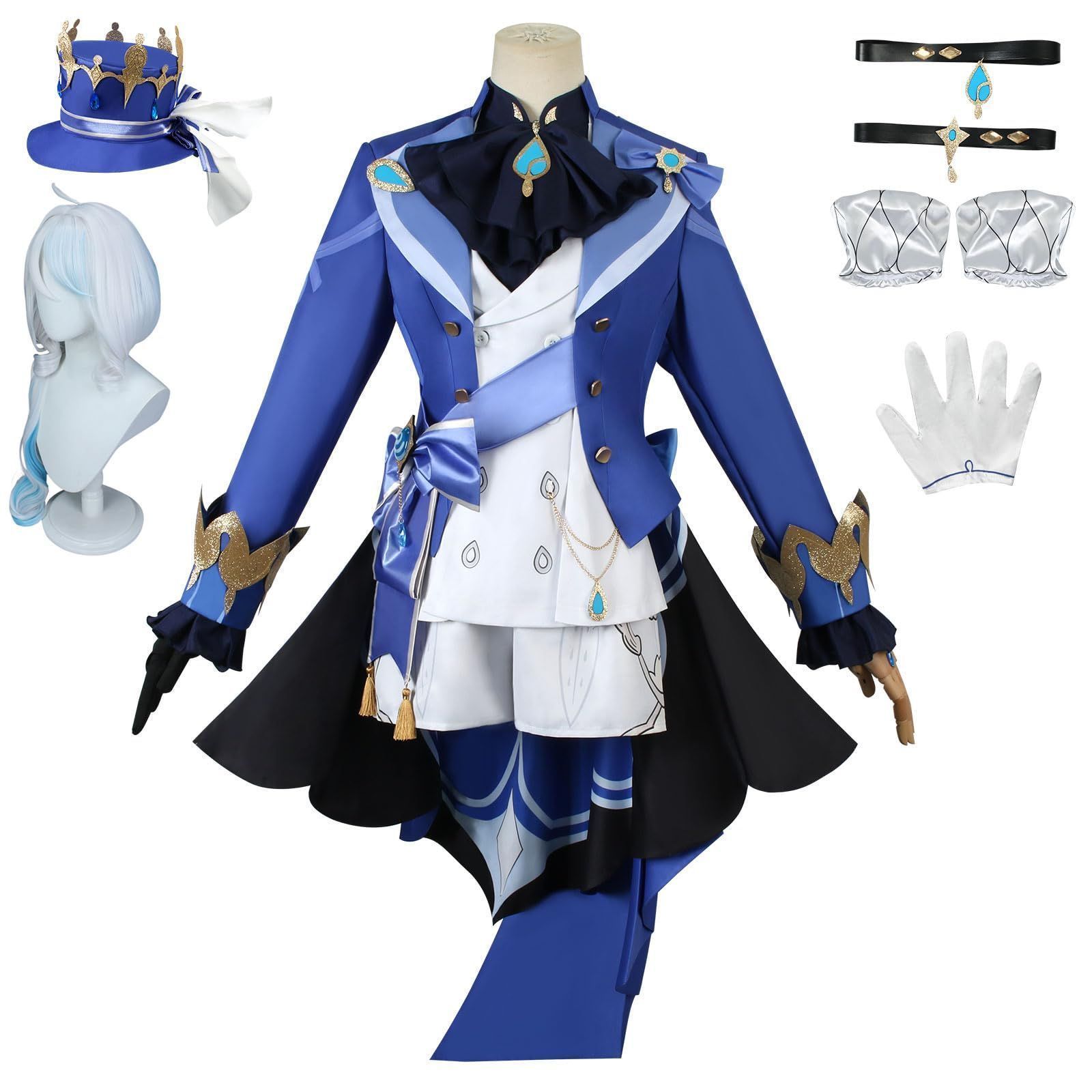 cos水神フォカロルス/Focalors コスプレコスプレ衣装 同人服 原神project（げんしん）Genshin周辺コスプレ ウイッグ追加可 Cospla 13,289円