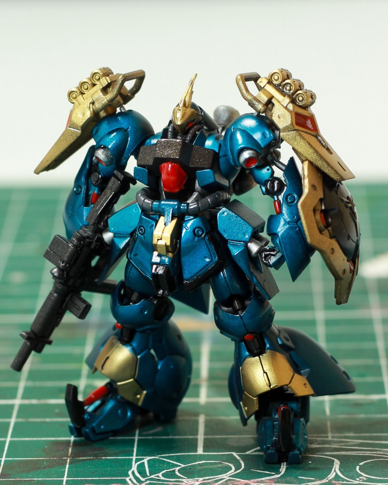 ガンダム アーティファクト ヤクト・ドーガ（ギュネイ機）塗装完成品