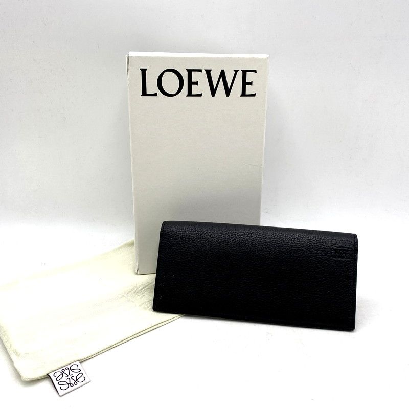 【中古品】 LOEWE C660978X01 LONG HORIZONTAL WALLET BLACK ロエベ ロング ホリゾンタル ウォレット 財布 長財布 【181-260626-sm-01-otoh】 25,344円