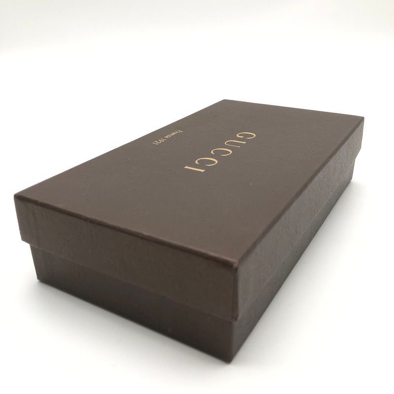 中古美品】 GUCCI インターロッキングG インフィニティ 二つ折り