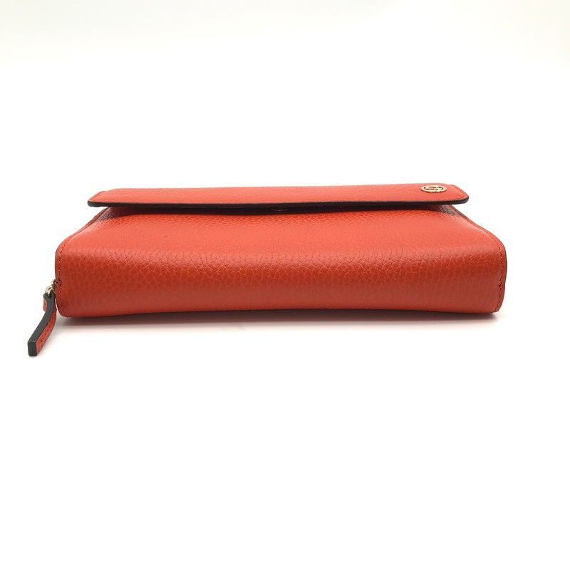 中古美品】 GUCCI インターロッキングG インフィニティ 二つ折り