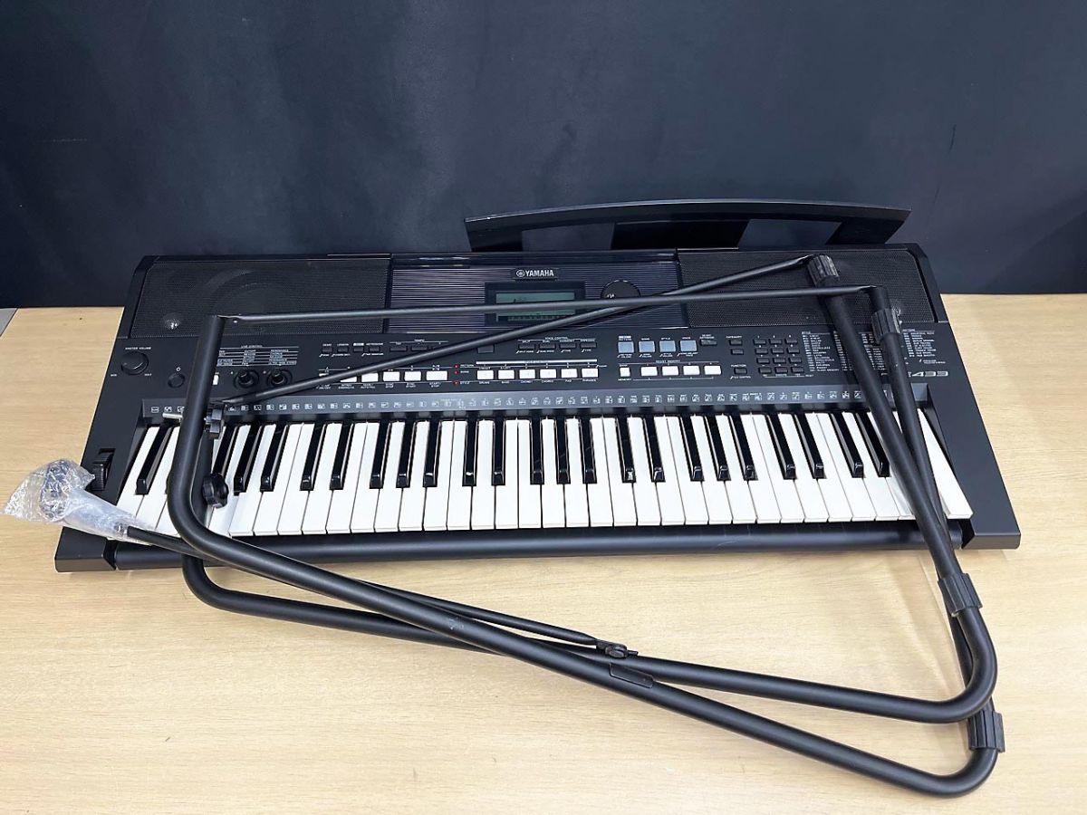 YAMAHA ヤマハ デジタルキーボード スタンド・譜面台付 PSR-E433