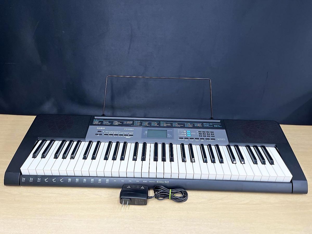 CASIO カシオ 電子キーボード CTK-2550 - メルカリ