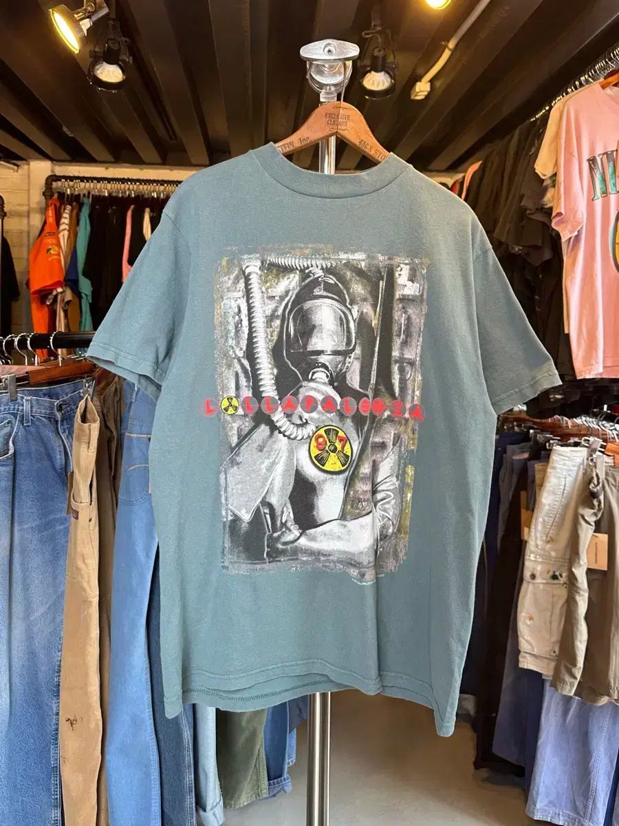 100 90s ローラパルーザ Lollapalooza 1997 プリンティング Tシャツ