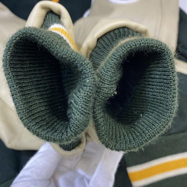 中古】DeLONG 90s MLB アスレチックス スタジャン(袖汚れあり