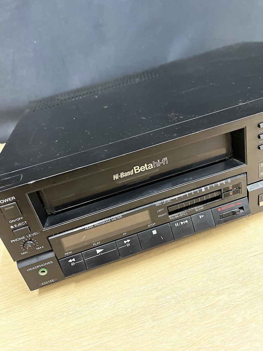 ジャンク品】 SONY ソニー ベータビデオデッキ Hi-Band Betamax SL
