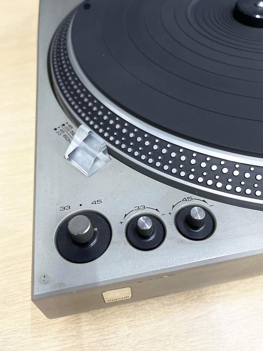 ジャンク品】 Technics テクニクス レコードプレーヤー ターンテーブル
