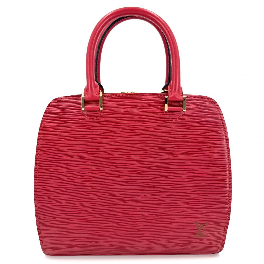 ルイヴィトン ハンドバッグ レディース エピ ポンヌフ LOUIS VUITTON M52057 レッド 赤 ゴールド金具 美品【中古品】