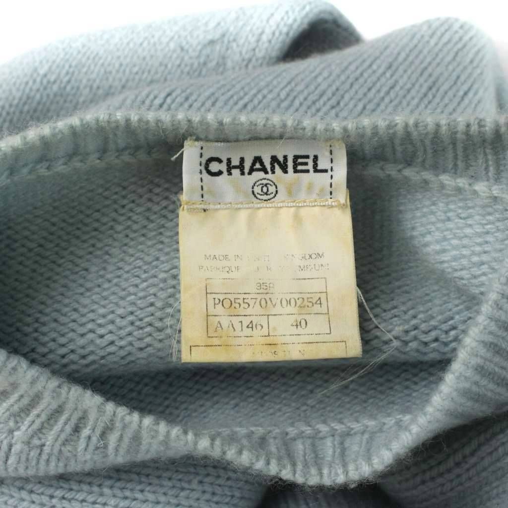 シャネル CHANEL 95A ヴィンテージ カシミヤ ニット セーター カメリア