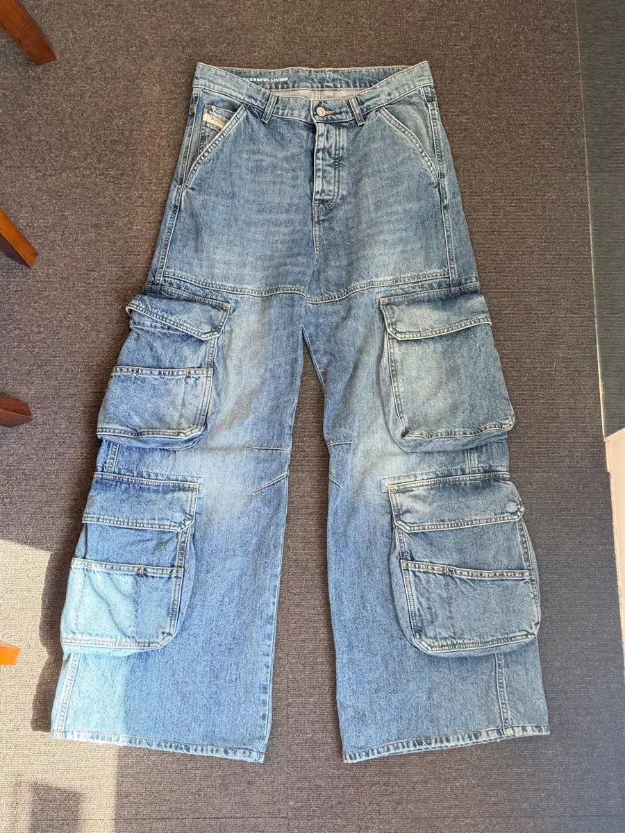 DIESEL カーゴ デニムパンツ