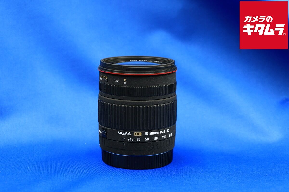 【中古】 【並品】 シグマ 18-200mm F3.5-6.3 DC キヤノン用