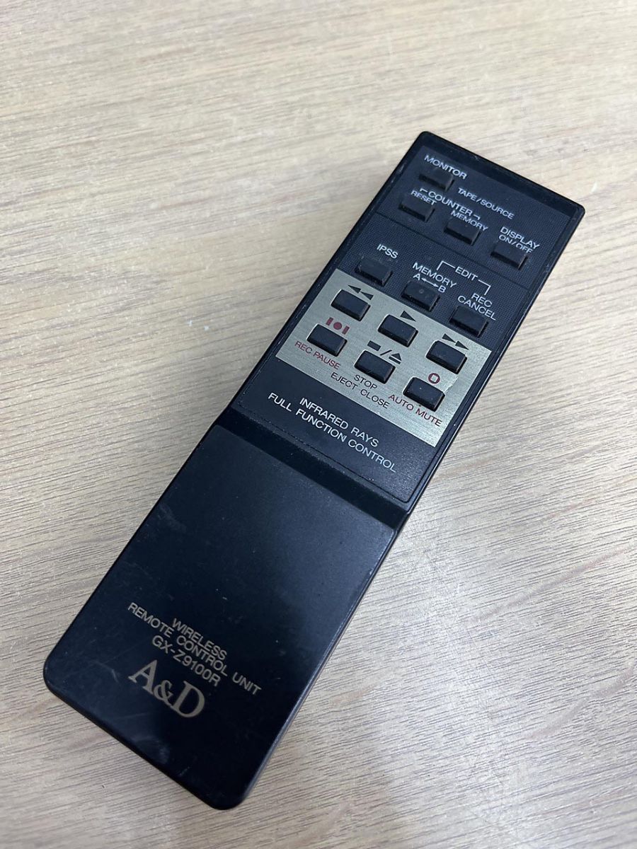 A&D リモコン カセットデッキ GX-Z9100R - メルカリ