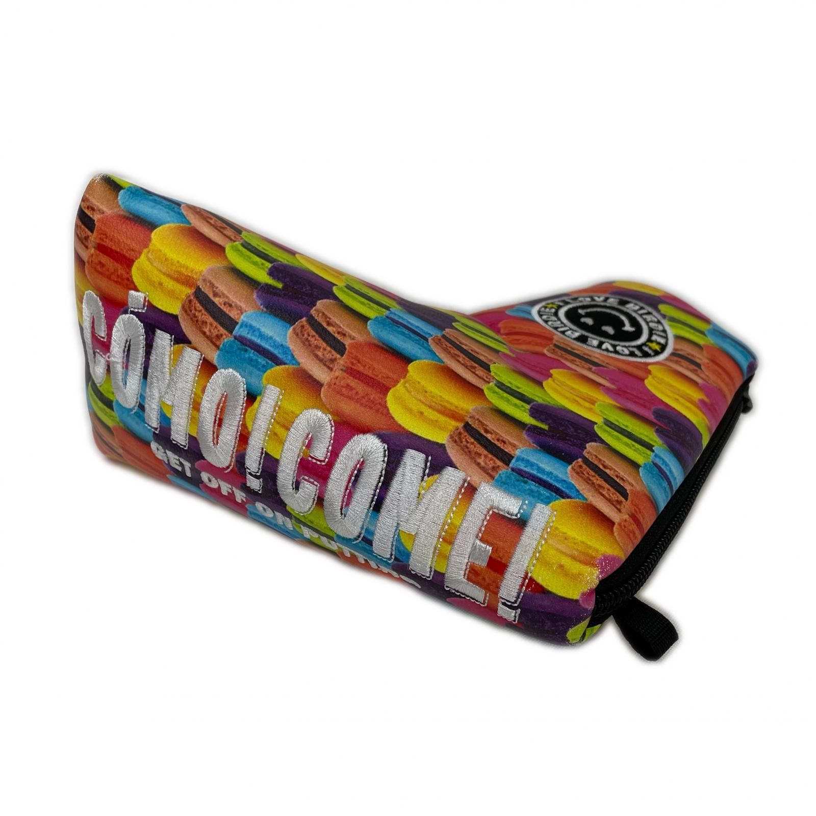 中古 コモコーメ como!come! パターカバー マルチカラー マカロン柄 