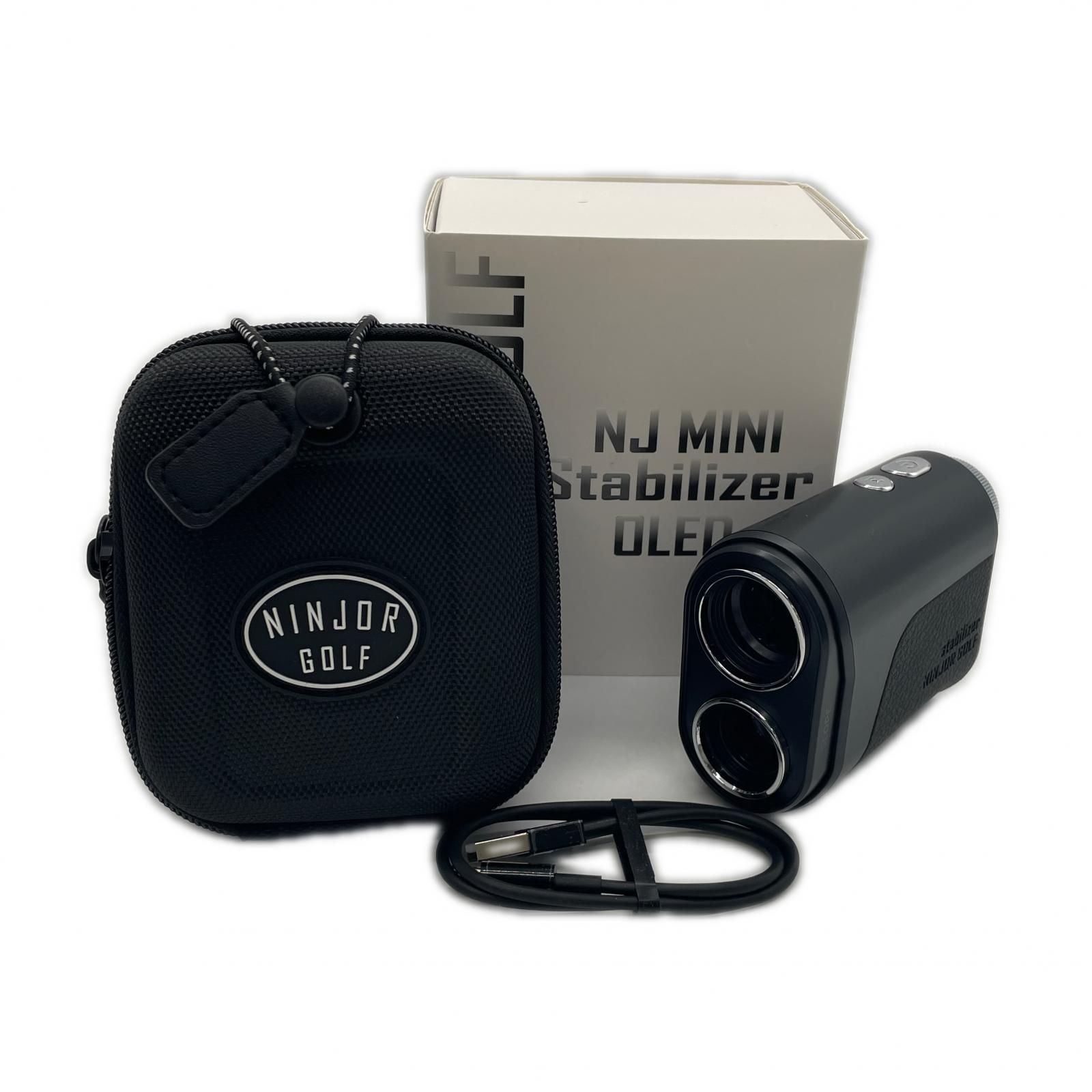 中古 ニンジャゴルフ NINJOR GOLF レーザー測定器 ブラック Stabilizer