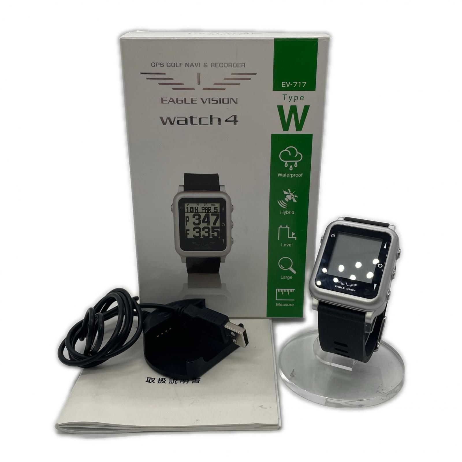 中古 イーグルビジョン EAGLE VISION ゴルフナビ 黒 Watch4 ウォッチ