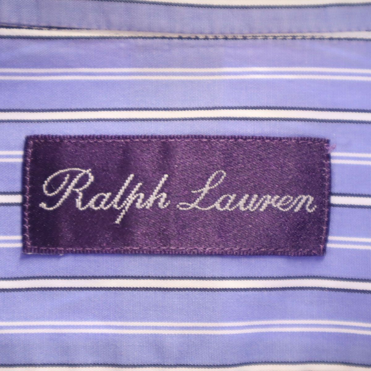 RALPH LAUREN ラルフローレン イタリア製 パープルレーベル ストライプ