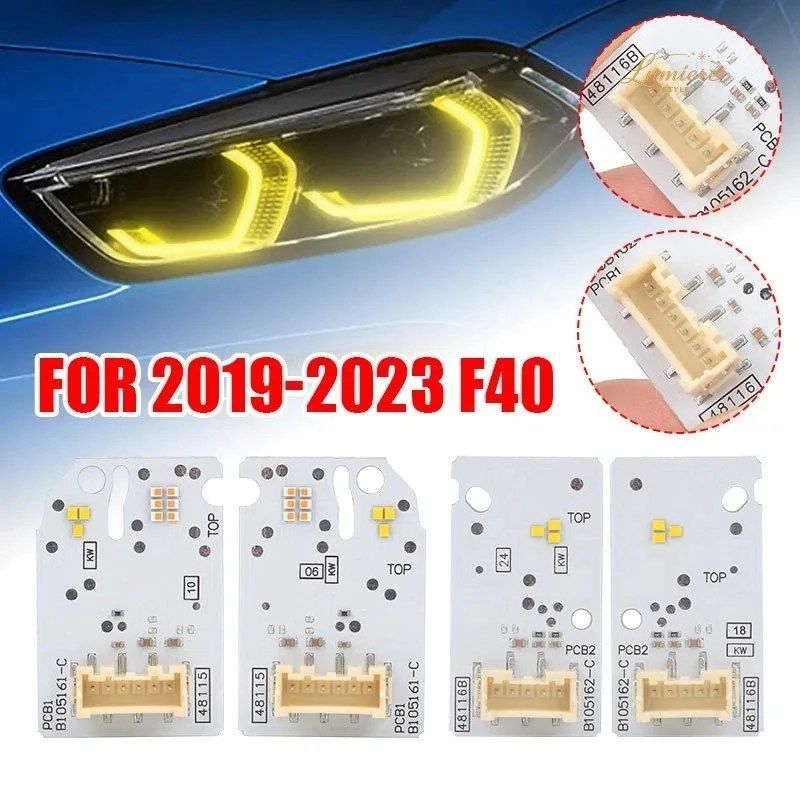 イエローエンジェルアイDRL BMW 1 2シリーズ F40 118I F44 228IX M235IX LEDヘッドライトデイタイムライト 63119448116 63119448115