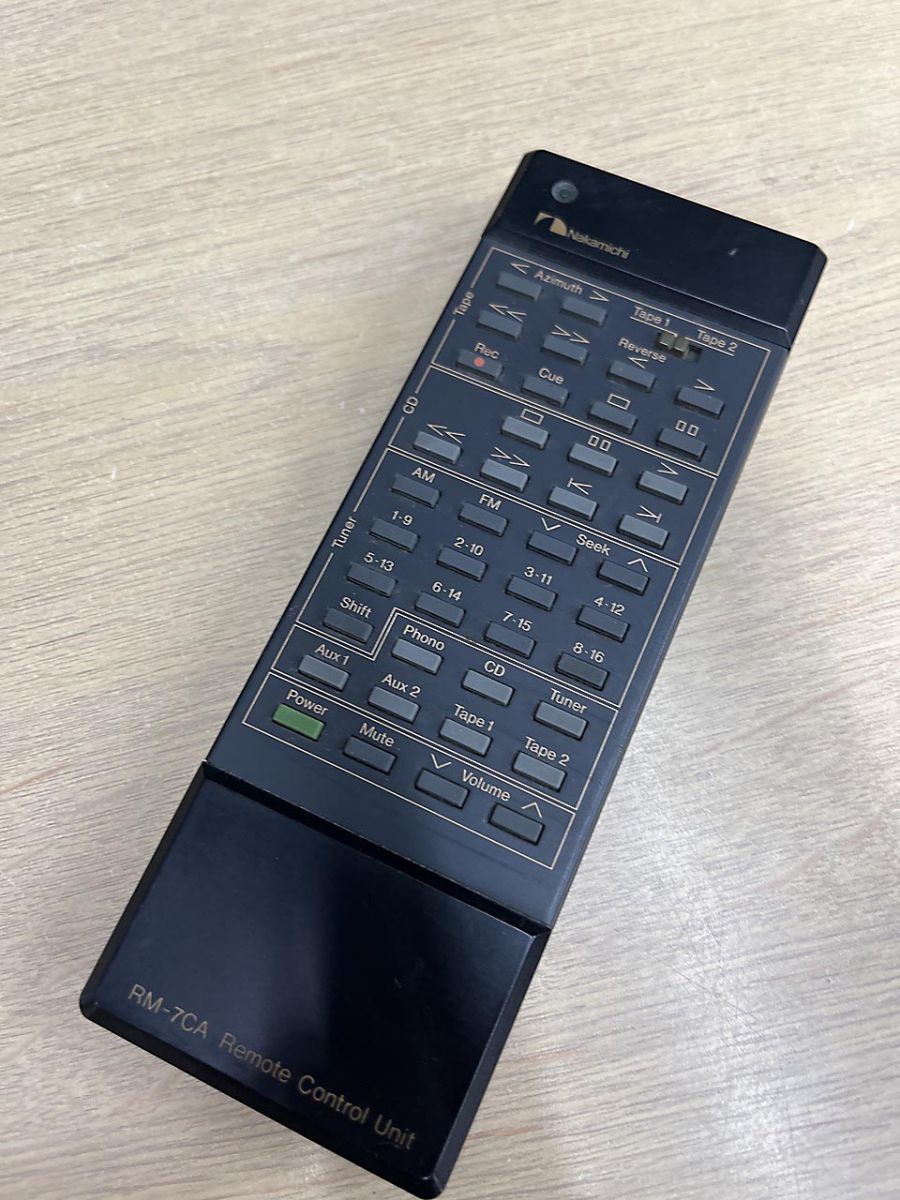 Nakamichi CDプレーヤー用 リモコン RM-7CA