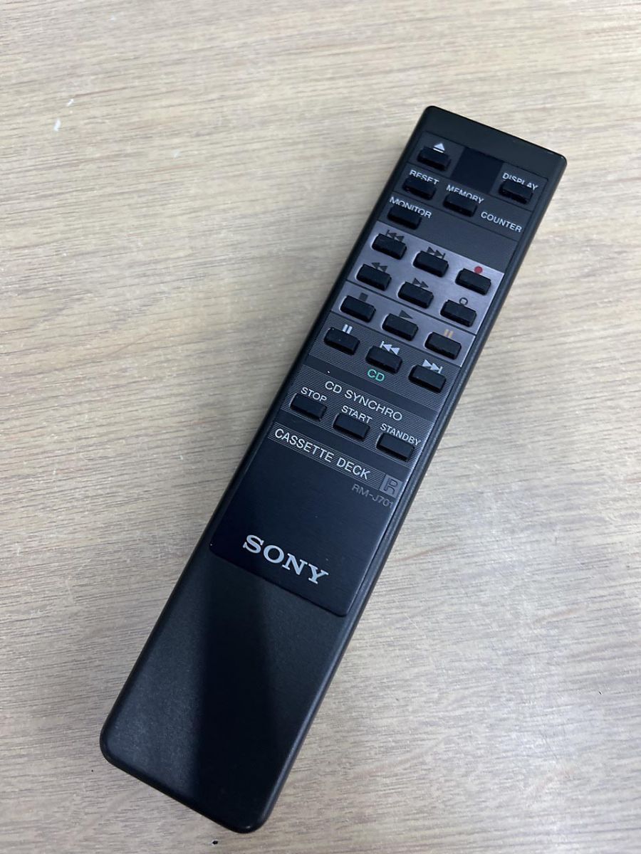 SONY ソニー カセットデッキ用 リモコン RM-J701 - メルカリ