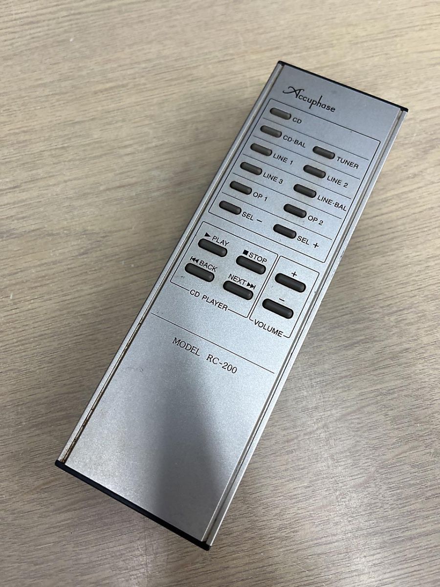 Accuphase アキュフェーズ オーディオ リモコン RC-200