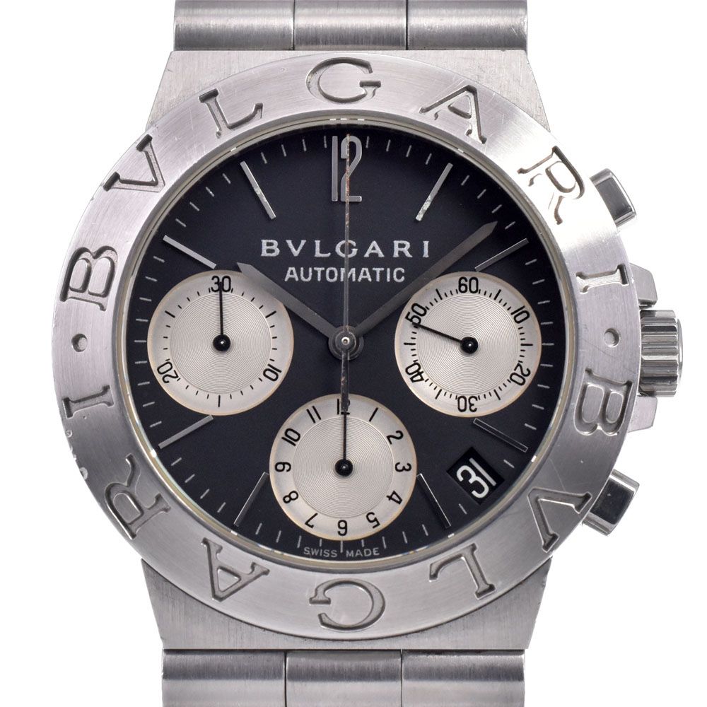 ブルガリ BVLGARI CH35S AUTO ディアゴノ スポーツ クロノグラフ