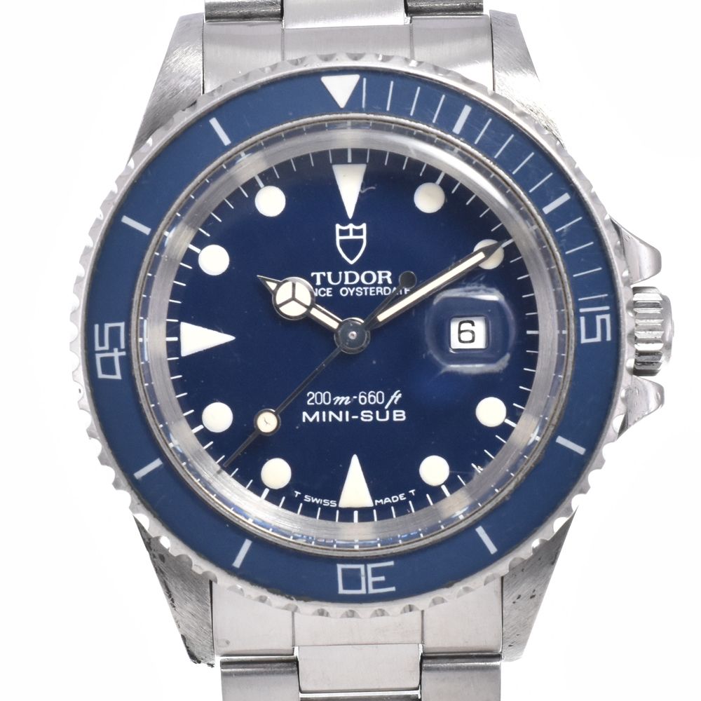 チューダー TUDOR 73090 プリンスオイスターデイト ミニサブ ブルー 自動巻き ボーイズ 良品 腕時計 N#145108 244,890円
