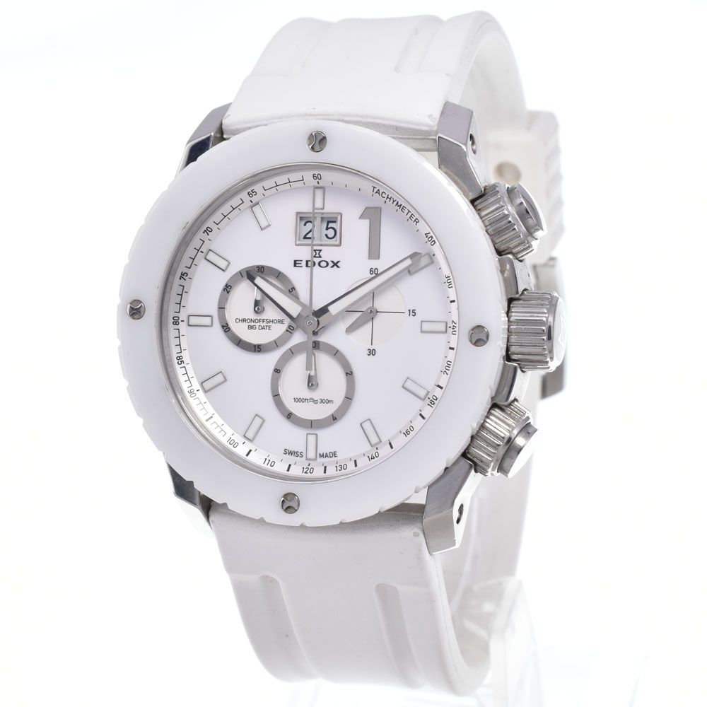 エドックス EDOX 10020-3B-BN2 クラス1 クロノオフショア クロノグラフ