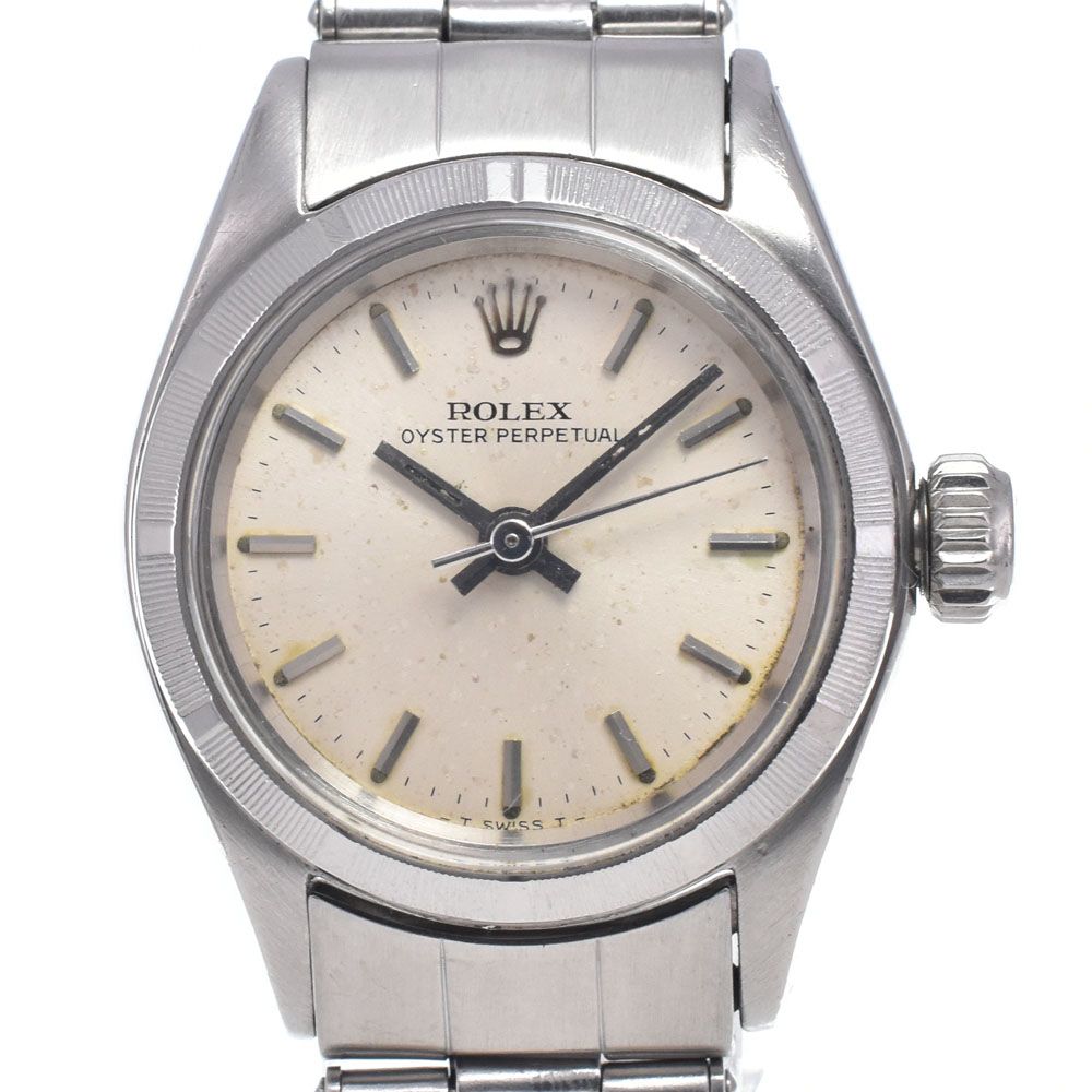 ロレックス ROLEX 6623 オイスターパーペチュアル Cal.2030 シルバー 自動巻き レディース 腕時計 N#148567