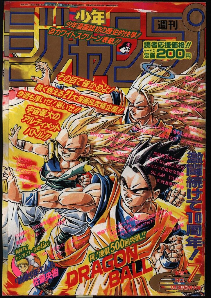 集英社 1995年(平成7年)の漫画雑誌 週刊少年ジャンプ 1995年(平成7年