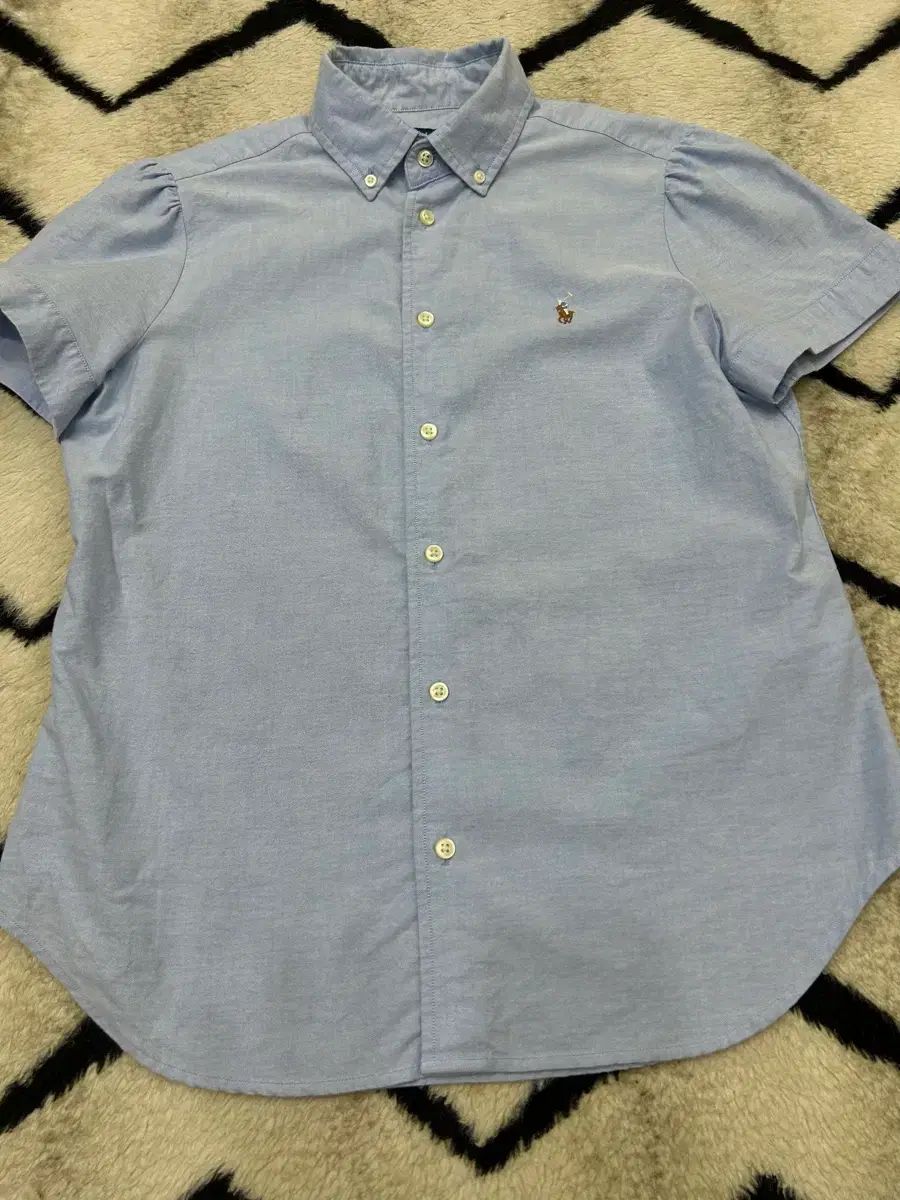 M POLO RALPH LAUREN オックスフォード 半袖 シャツ/スカイブルー 7,957円
