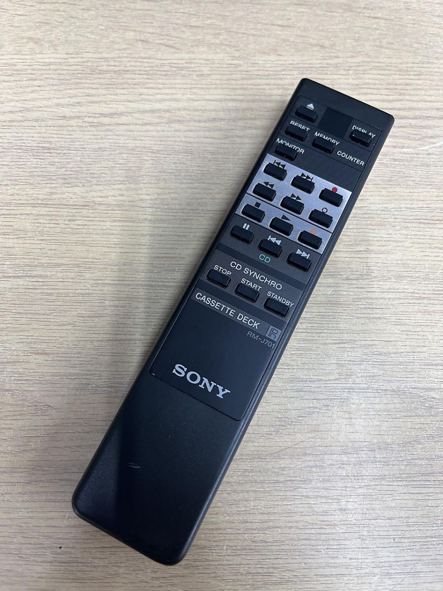 SONY ソニー カセットデッキ用 リモコン RM-J701 - メルカリ