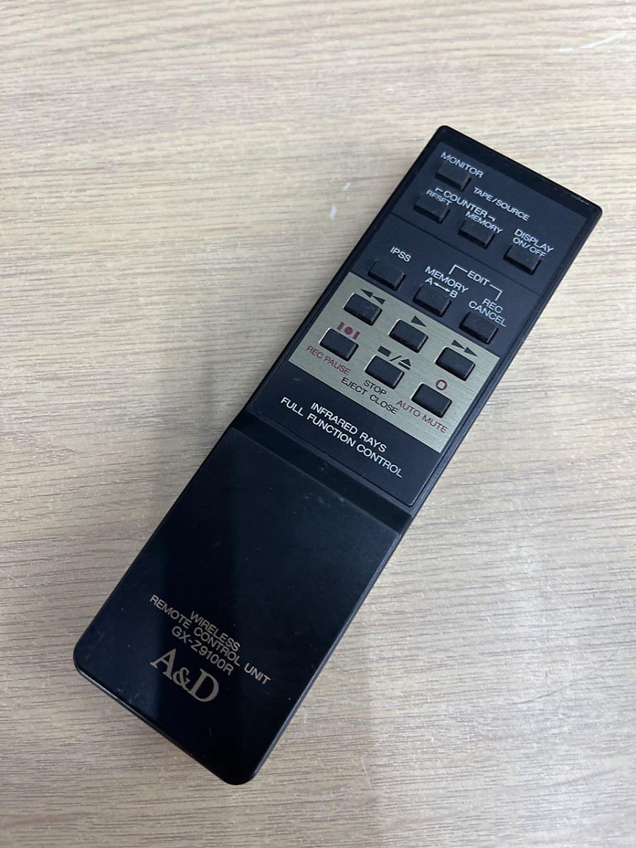 A&D カセットデッキ用 リモコン GX-Z9100R