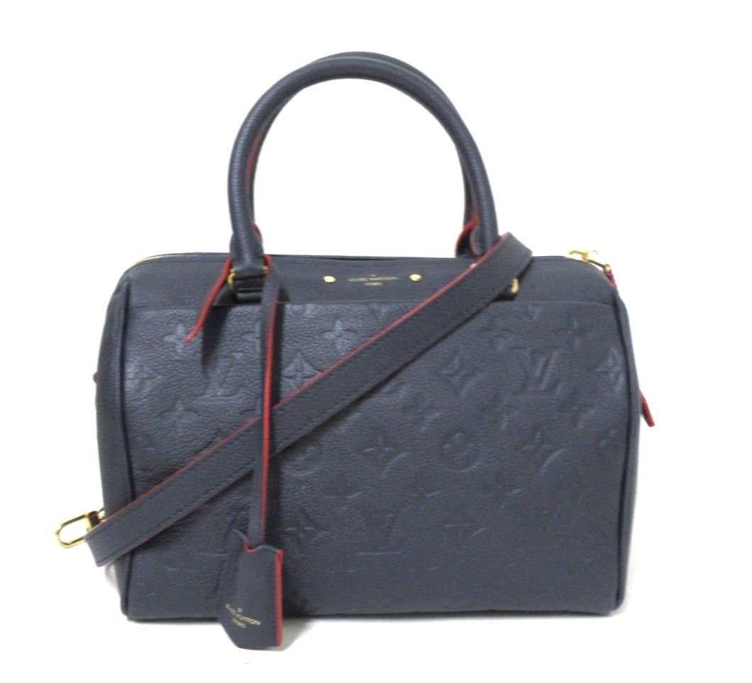 LOUIS VUITTON/ルイ ヴィトン　アンプラントモノグラム スピーディバンドリエール25 M43501 　ショルダーバッグ　ボストンバッグ　2WAY　マリーヌルージュ　【中古】