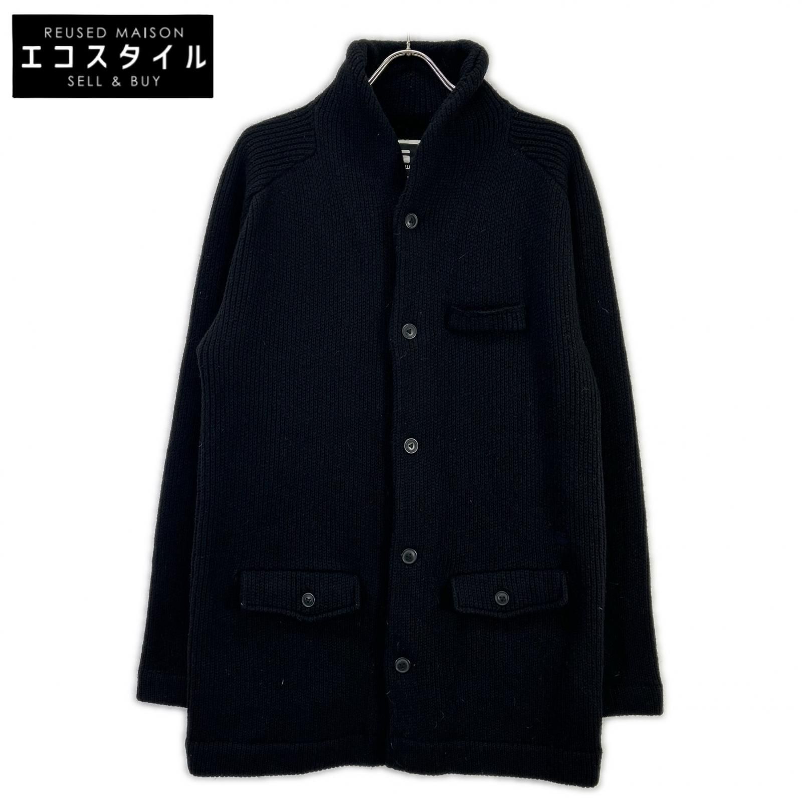 G-STAR RAW ジースターロゥ ブラック ショールカラー ニット