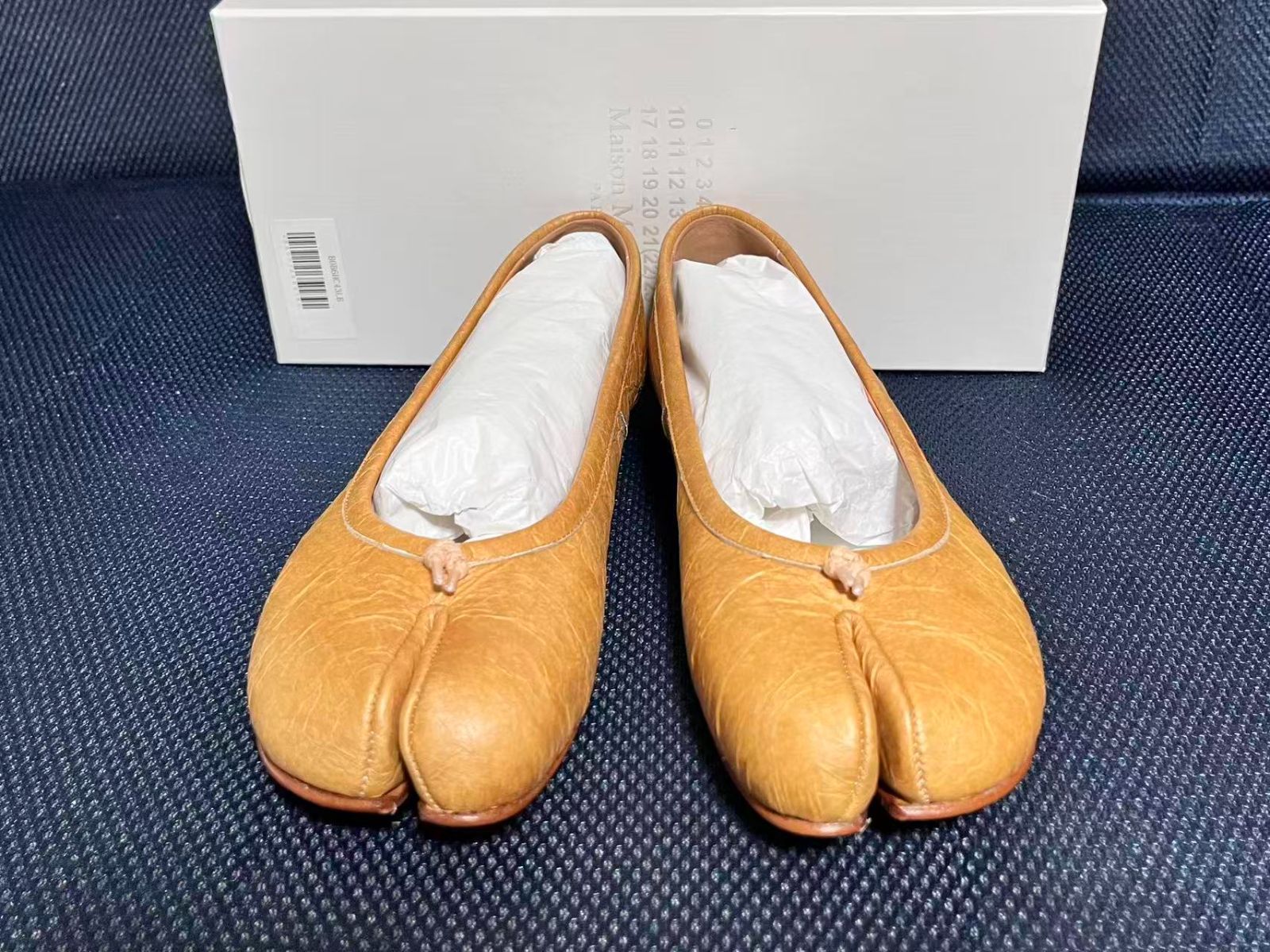 アウトレット MAISON MARGIELA(メゾンマルジェラ) レディース S58WZ0042-P4717 T2141 38.5(25.5cm)タビバレエシューズ 未使用品/送料無料/激安
