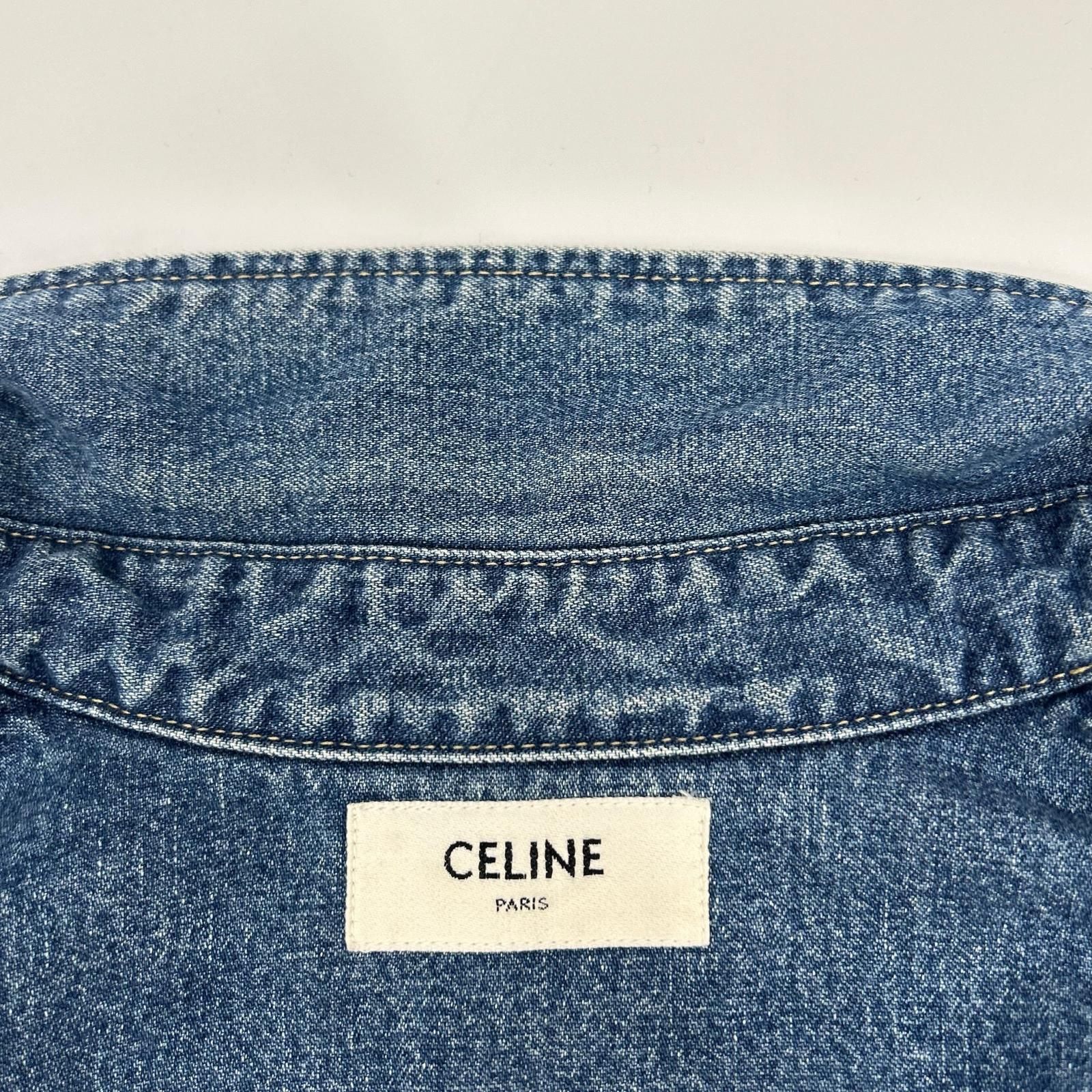 CELINE セリーヌ 2T187459N ブルー コットン100 ユニオンオーシャン