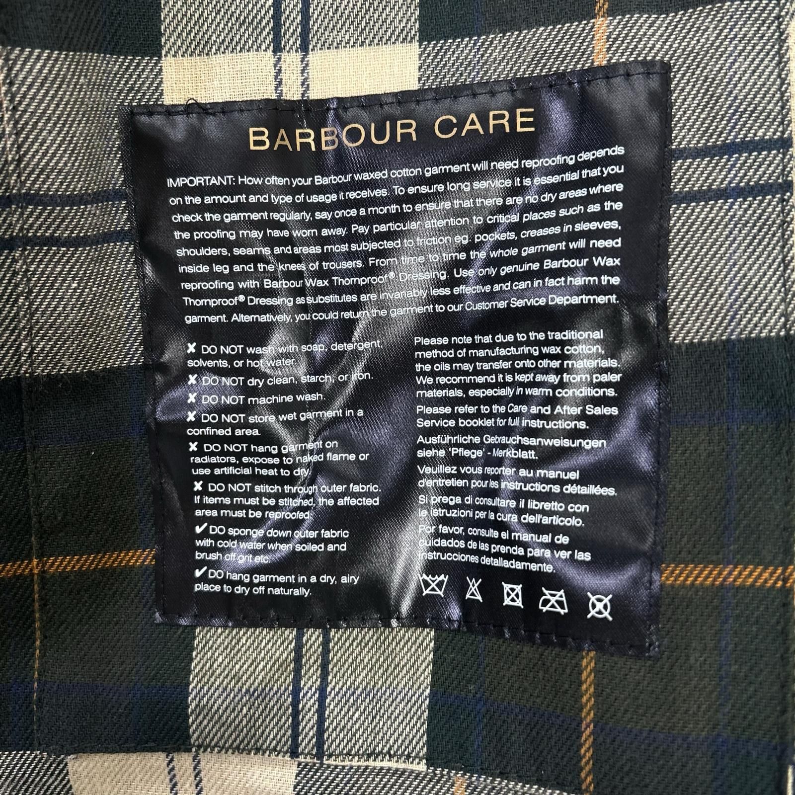 Barbour バブアー 2102068 カーキ OVERSIZE WAX BEDALE/オーバーサイズ