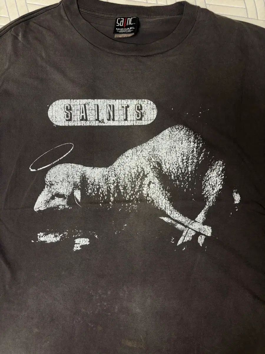 XL SAINT MICHAEL(セント マイケル) 半袖 sheep lion